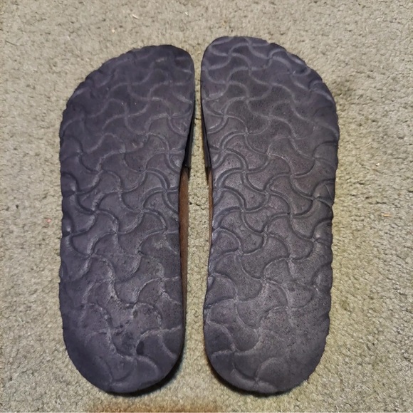 Birkenstock Women's Narrow Eu 39/ Tula Madrid Black Slides Sandals Buckle - Picture 3 of 5